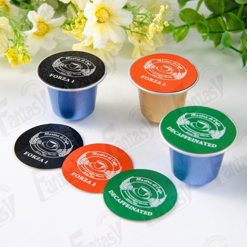 Nespresso Capsules Cup 37mm disposable nespresso aluminum foil empty coffee capsule Factory