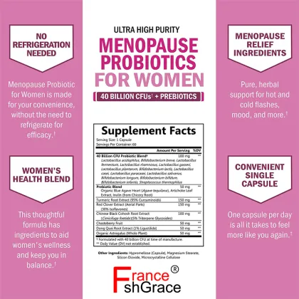 Probiotics supplement Support nutrient absorption for women