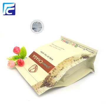 Coffee Snack Plastic Food Flat Bottom Bags