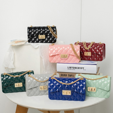 2022 Ketten -Jelly -Taschen: Frauenhandtaschen, Geldbörsen und Handtaschen