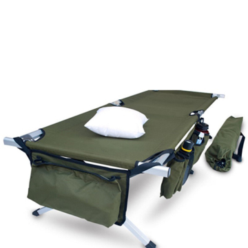 Portable Foldable Steel Camping Bed Frame for Outdoor Travel