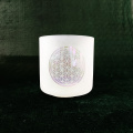 Q`re flower of life crystal singing bowl