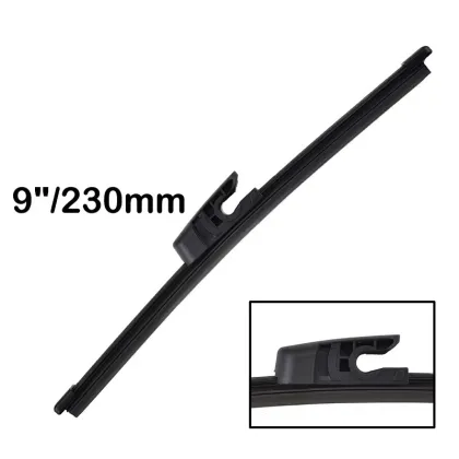 9" Windshield Rain Brush Rear Wiper Blade for Hyundai Veloster MK1 2011-2018