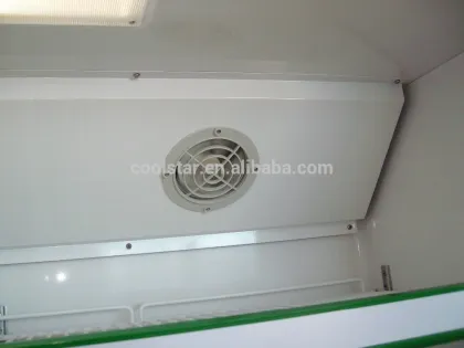 Vertical top compressor reach-in refrigerator