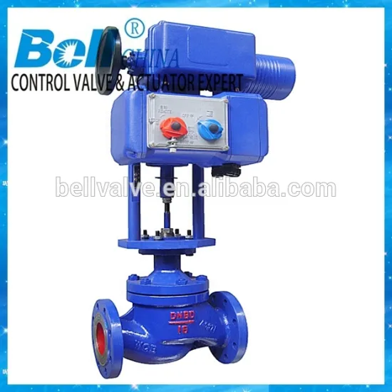 Electrically actuated steam flow 6inch control valves