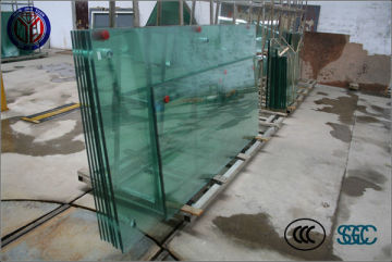 Tempered laminated glass(with polished edges and holes)