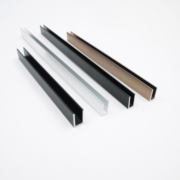 LENWA ALUMINIUM 100 Piece Aluminium U Shape Decorative Mirror Trim - Various Sizes & Colors