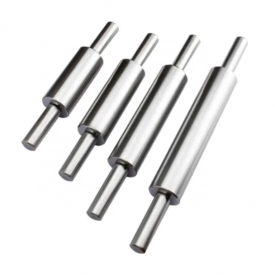 Stainless Steel Multi-Function Smooth Surface Flour Stick Rolling Pin for Pizza Dough