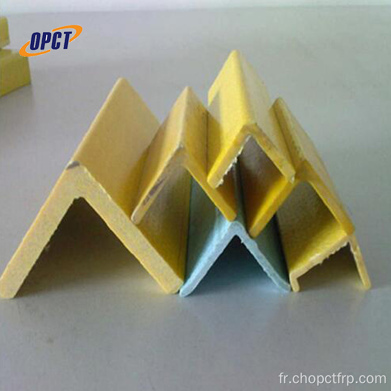 50 * 50 * 5 Angle FRP jaune