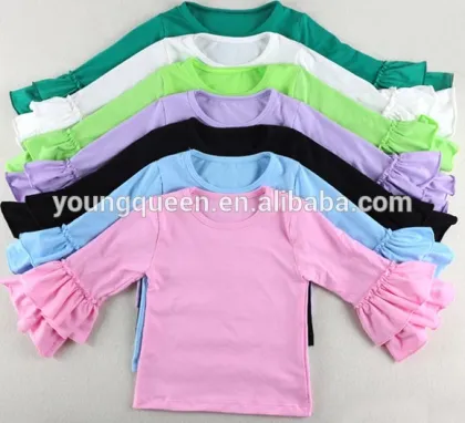 CL28 girl cotton long-sleeved T-shirt child lovely T-shirt