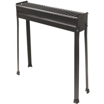 60Cm 80Cm Rectangle Steel Barbecue Skewer Grill Charcoal Bbq Grill For Skewers Of Meat Fish And Vegetables