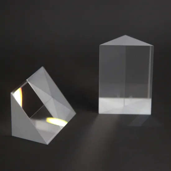 UVC Quartz Right Angle Prism 90 Degree Triangular Prism Optical Prism