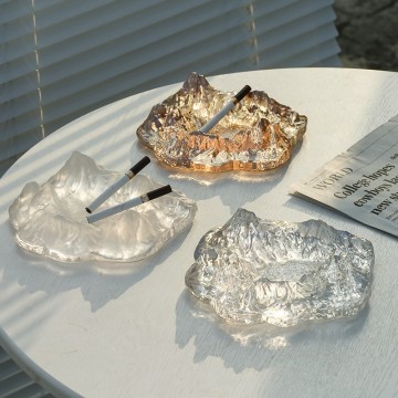 INS Iceberg Luxury Ashtray - Classic Design Customizable Home Fashion Decoration