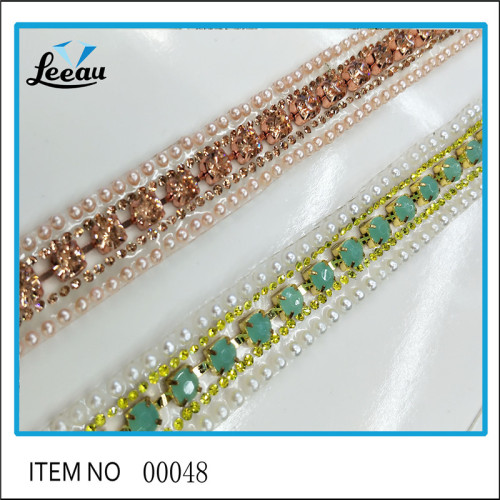 Iron Sheet Rhinestone Cup Chain Roll