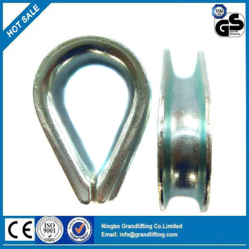 Heavy Steel Wire Rope Thimble DIN6899 Form Bgalvanized, Thimble