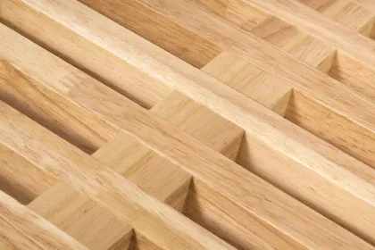 Nelson Style Natural Wood Garden Outdoor Bench