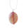 Natural Gemstone Agate Necklace with Silver Chain