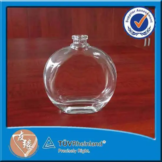 Cheap wholesale glass small refillable perfume 50ml empty bottle