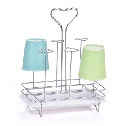 metal wire mug hanger water cup rack