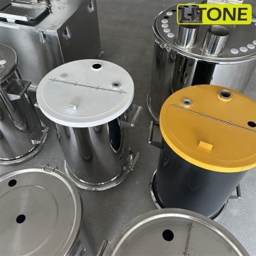 Hoppers Powder: Διάφορα μεγέθη διαθέσιμα για μηχανές επικάλυψης σκόνης (200ml - 150L)