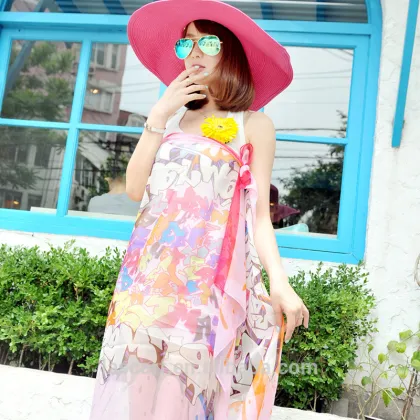 new women's fashion lady chiffon scarf shawl