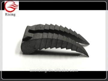 China supplier black metal maching tool die casting parts