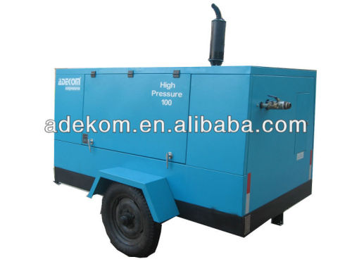 Diesel Portable Screw Air Compressor Cummins Engine