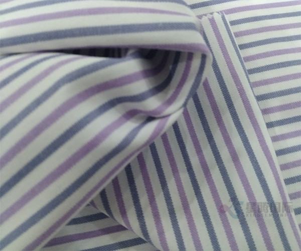 Stripe Plain Polyster Fabric