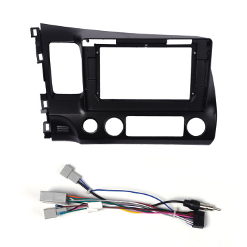 Car GPS Navigation Stereo For Honda Civic 2004-2011 Radio Fascias Panel Frame Fit 2 Din 10 Inch In Dash Headunit Screen Stereo