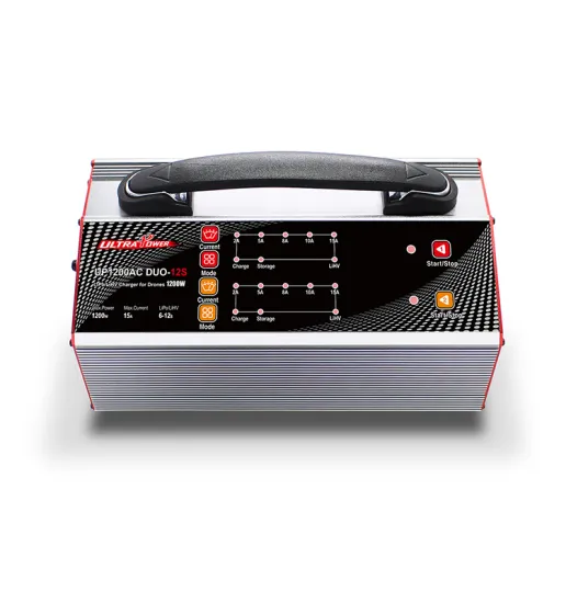 Professional Grade 1200AC Dual Male Battery Balance Charger for Large Capacity LiHV/LiPo Batteries - Suitable for Agricultural Applications