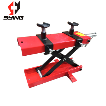 Red Mini Scissor Lift Platform for Motorbike - 500kg/1100lbs Capacity