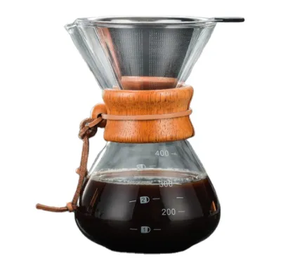 Borosilicate Glass Coffee Pot Pour Over Coffee maker