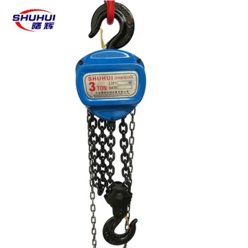 HSZ-C Hand Hoist Manual Chain Crane 10-ton High Quality Hook Block