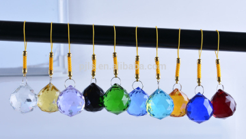 Crystal Ball Chandelier Part with facets Christmas Ornament 30mm