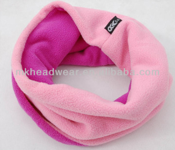 Laides Whoesale Cheap Winter Polar Fleece Hooded Scarf