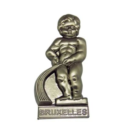 Custom Bruxelles Metal Souvenir Fridge Magnet