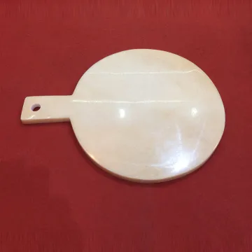 Yellow Round Marble Cheese Board/Chopping Board