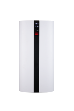 Air cleaner with humidification