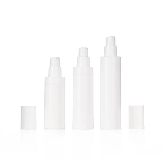 White 20ml Airless Serum Pump Bottle For Travel