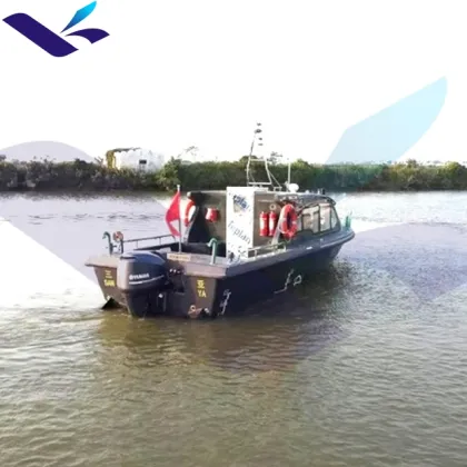 Fishing Vessel and Speed Boat: Aluminum and Fiberglass Fishing Yacht