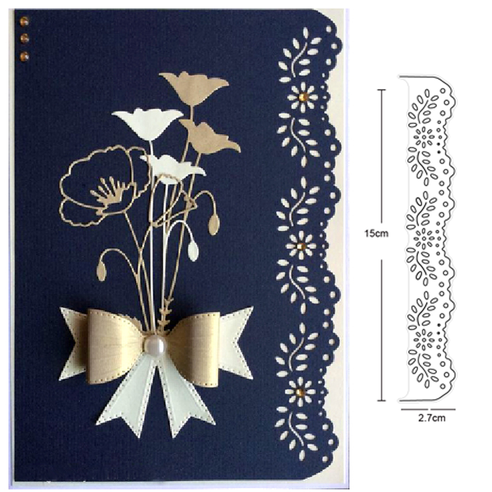 Lace Border Metal Cutting Die,wedding Invitations Card Making