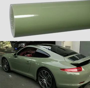 crystal gloss khaki light green car vinyl wrap