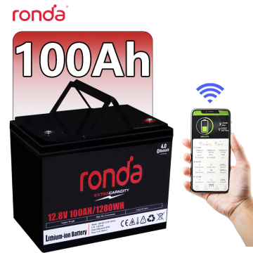 Power King LiFePO4 Battery 12V 100Ah Group 31 Lithium Battery 100A BMS Rechargeable Deep Cycle Battery for RV Van Trailer