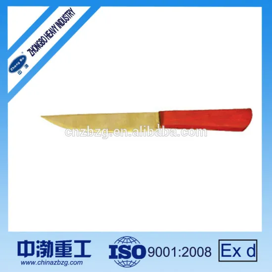 Forging znic galvanizing aluminium & Beryllium bronze common knife,Non Sparking Safety Tools for Petroleum