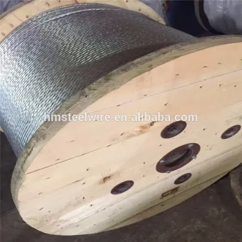 Hengming brand 45mm 1x19 galvanized steel wire rope
