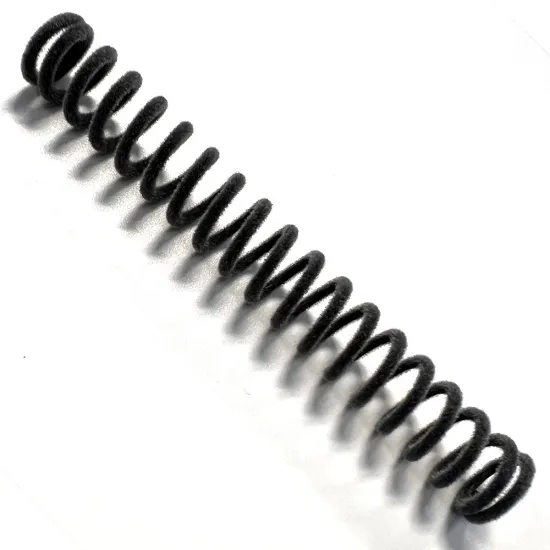 Shock Absorption Compression Spring with Flocking Fibre Coating for Automotive and Audio Devices