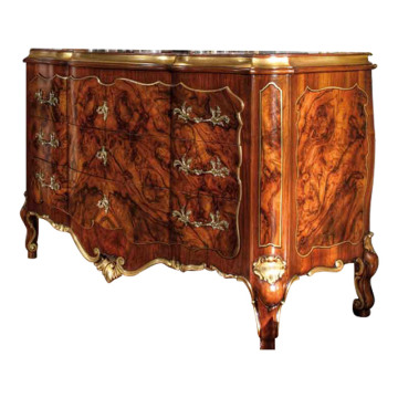 Antique Wooden Drawer Cabinet for Living Room and Bedroom - Solid Wood Carving Furniture