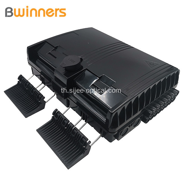 กล่องกระจายไฟเบอร์ออปติกกลางแจ้ง 16 แกนกันน้ำ FTTH 16 แกน
