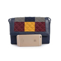 Borsa in pelle Patsy Square Captain Mix colore misto