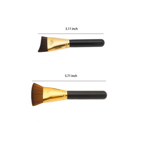 Flat Contour Cosmetic Brush Kabuki Foundation Makeup Brushes